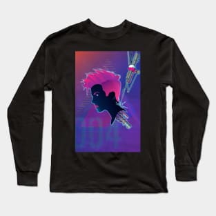 Cyber chick 004 Long Sleeve T-Shirt